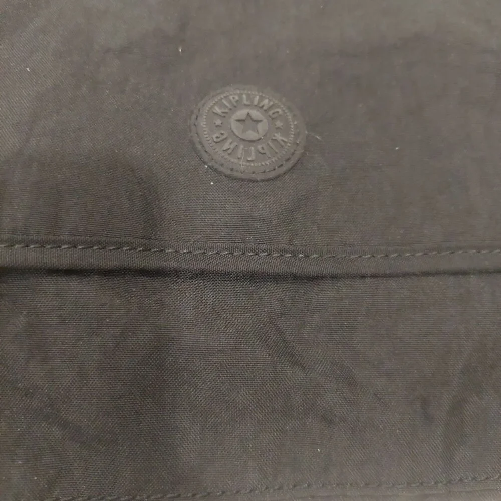 Kipling Black Aisling Crossbody Bag EUC Missing Keychain